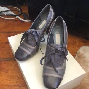 Marc Jacobs high heeled lace up oxfords